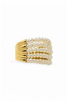 Anello da donna in oro giallo 18 kt con perle d'acqua dolce – Misura 11 – 4.60 g – Idee Preziose dal 1987 - IP.AK18G/32